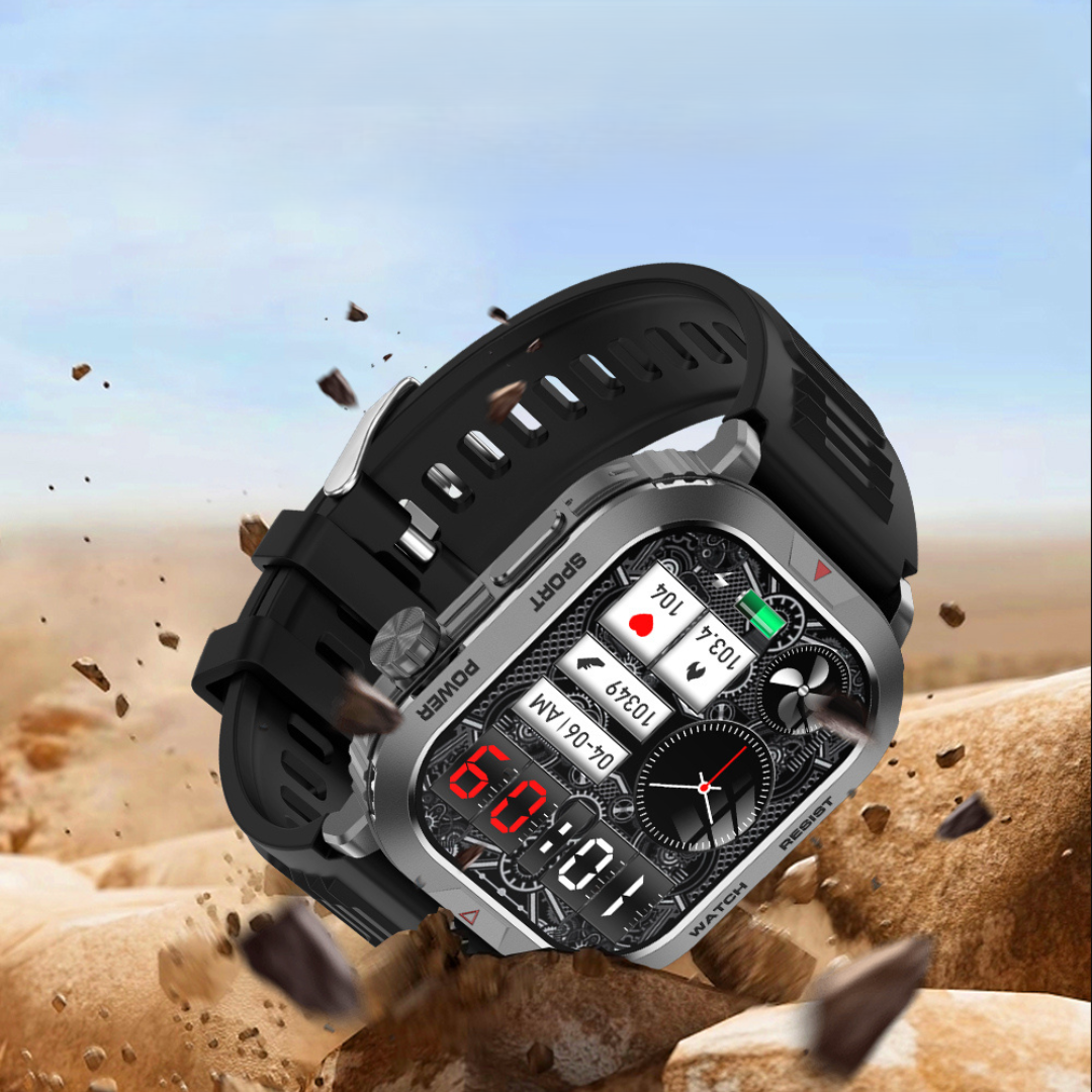 Reloj Inteligente SWAT Ultra Resistente 2025 con Nuevas funcionalidades y Batería Extra Duración