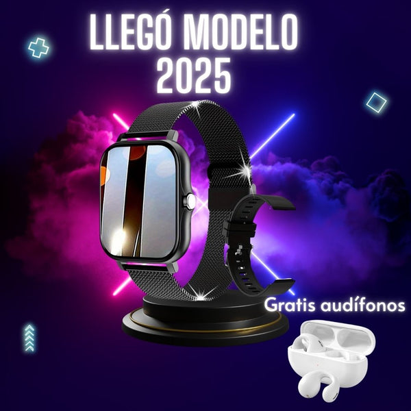 ⭐LLEVA GRATIS Audífonos Tipo Clip Impermeables⭐  por la compra de Smartwatch Y13 Versión 2025, Pantalla con mas definición y Batería de larga duración. Gratis Manilla de Silicona
