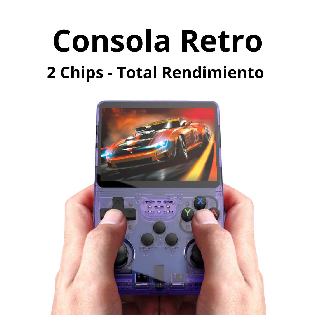 Consola Retro Play Portátil Doble Chip Nueva Versión R36S