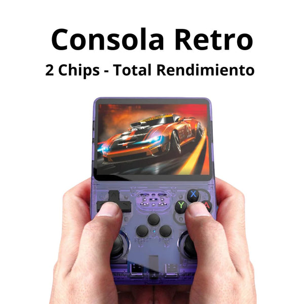 Consola Retro Play Portátil Doble Chip Nueva Versión R36S