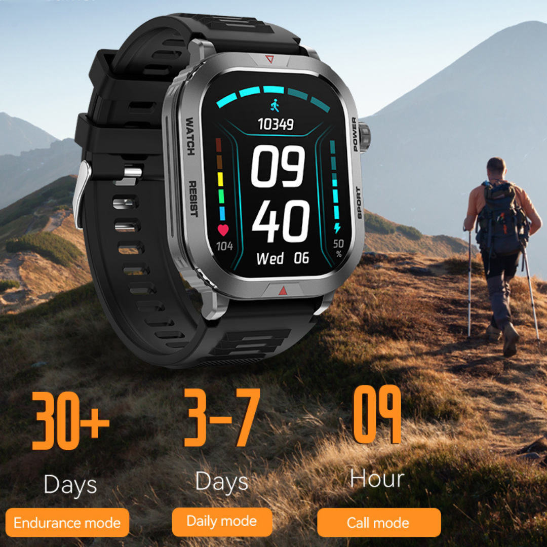 Reloj Inteligente SWAT Ultra Resistente 2025 con Nuevas funcionalidades y Batería Extra Duración