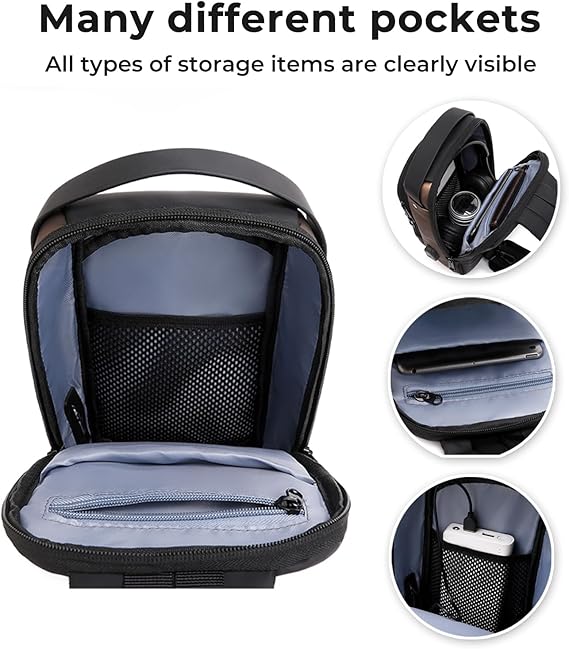 Morral Antirrobo🔒Manoslibres USB Impermeable