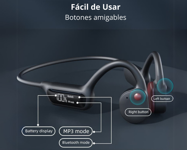 Auriculares Deportivos Conducción Ósea