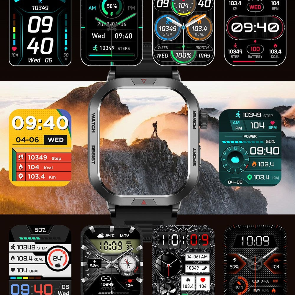 Reloj Inteligente SWAT Ultra Resistente 2025 con Nuevas funcionalidades y Batería Extra Duración