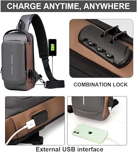 Morral Antirrobo🔒Manoslibres USB Impermeable