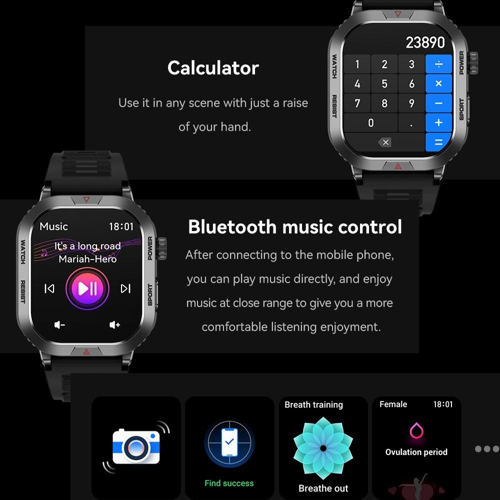 Reloj Inteligente SWAT Ultra Resistente 2025 con Nuevas funcionalidades y Batería Extra Duración