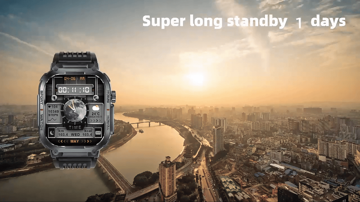 Reloj Inteligente SWAT Ultra Resistente 2025 con Nuevas funcionalidades y Batería Extra Duración