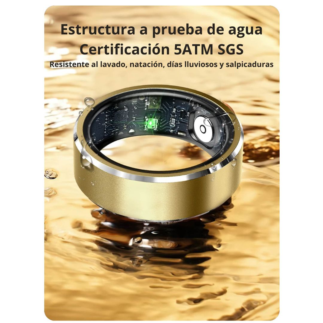 Anillo Inteligente Nueva Generación para Monitoreo de salud, sueño, actividad